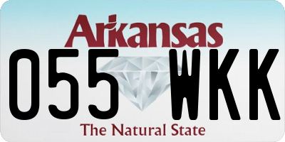 AR license plate 055WKK