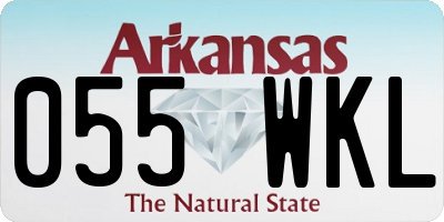 AR license plate 055WKL