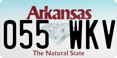 AR license plate 055WKV