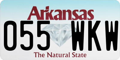 AR license plate 055WKW