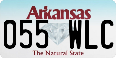 AR license plate 055WLC