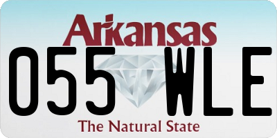 AR license plate 055WLE