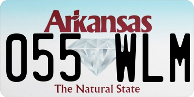 AR license plate 055WLM