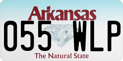 AR license plate 055WLP