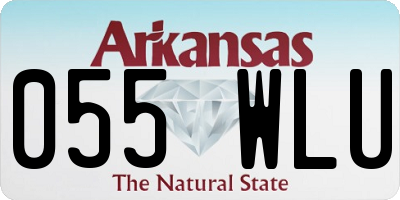 AR license plate 055WLU