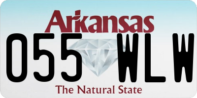 AR license plate 055WLW