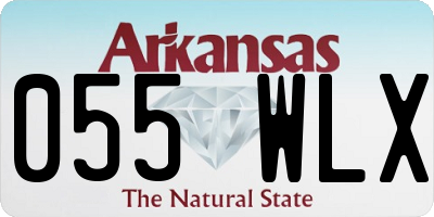 AR license plate 055WLX