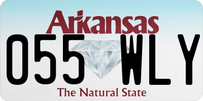 AR license plate 055WLY