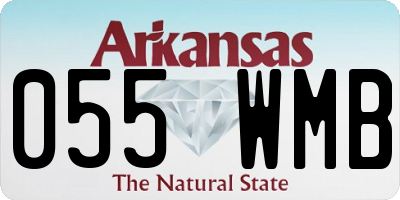 AR license plate 055WMB