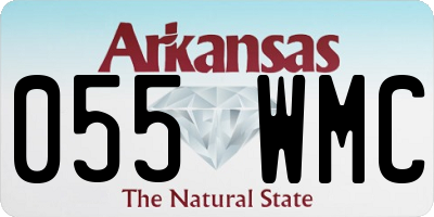 AR license plate 055WMC