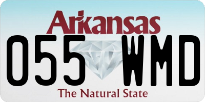 AR license plate 055WMD