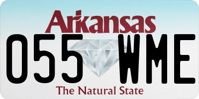 AR license plate 055WME