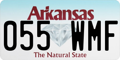 AR license plate 055WMF