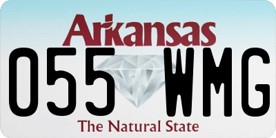AR license plate 055WMG