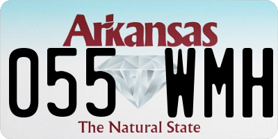 AR license plate 055WMH