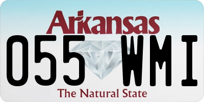 AR license plate 055WMI