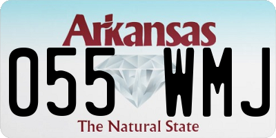 AR license plate 055WMJ