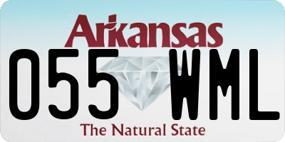 AR license plate 055WML