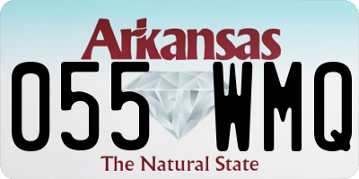 AR license plate 055WMQ