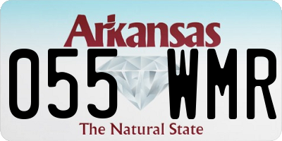 AR license plate 055WMR