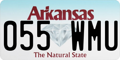 AR license plate 055WMU