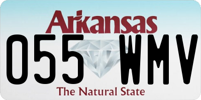 AR license plate 055WMV