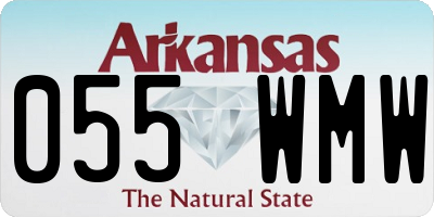 AR license plate 055WMW