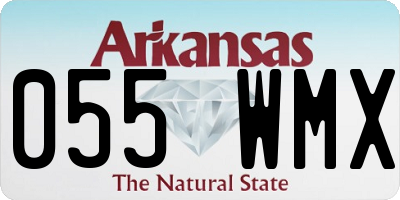 AR license plate 055WMX