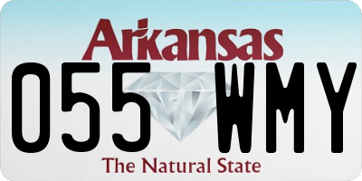 AR license plate 055WMY