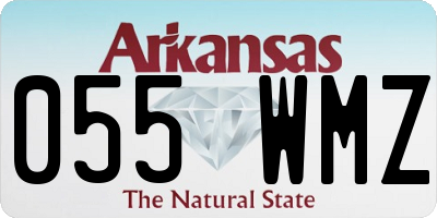 AR license plate 055WMZ