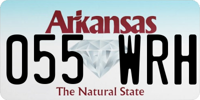 AR license plate 055WRH