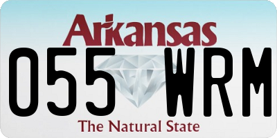 AR license plate 055WRM