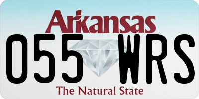 AR license plate 055WRS