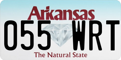 AR license plate 055WRT