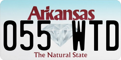 AR license plate 055WTD