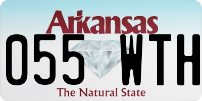 AR license plate 055WTH