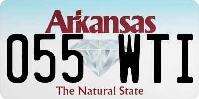 AR license plate 055WTI