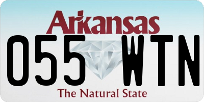AR license plate 055WTN