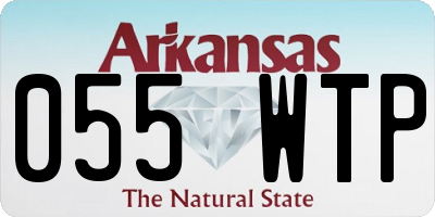 AR license plate 055WTP