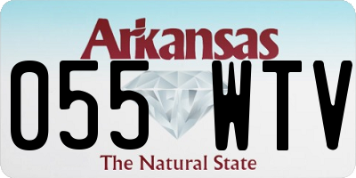 AR license plate 055WTV