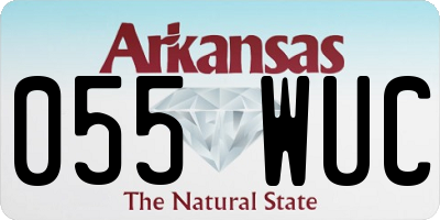 AR license plate 055WUC