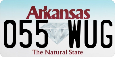 AR license plate 055WUG