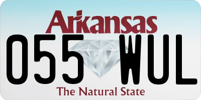 AR license plate 055WUL