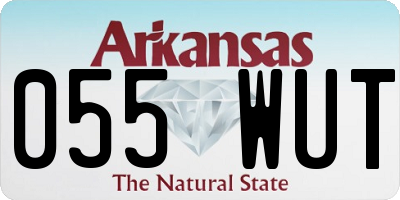 AR license plate 055WUT