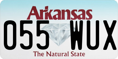AR license plate 055WUX