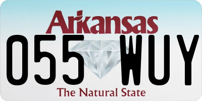 AR license plate 055WUY