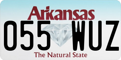 AR license plate 055WUZ