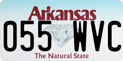 AR license plate 055WVC