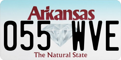 AR license plate 055WVE