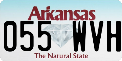 AR license plate 055WVH